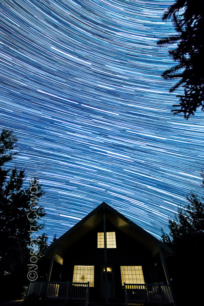 20161004 28188 Pine Valley Cabin Star Trails 2 