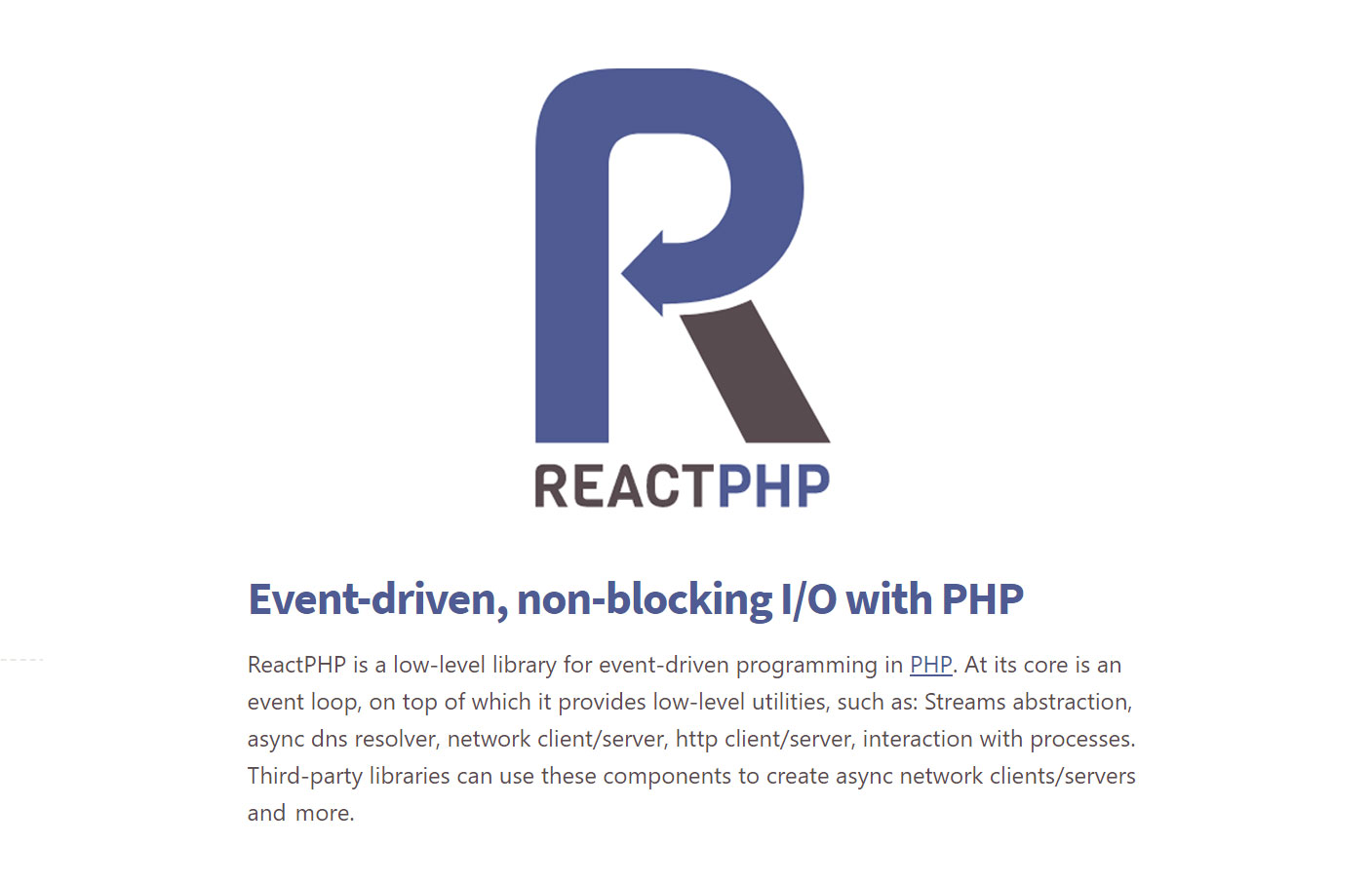 React Php 